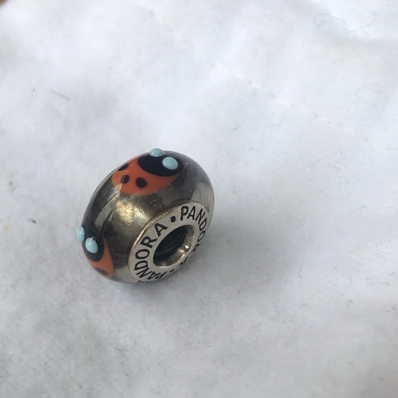 Pandora Ladybug Murano glass Charm - Picture 4 of 5